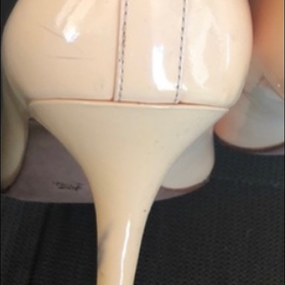 Coach Nude Patent Leather Heels - Picture 7 of 8